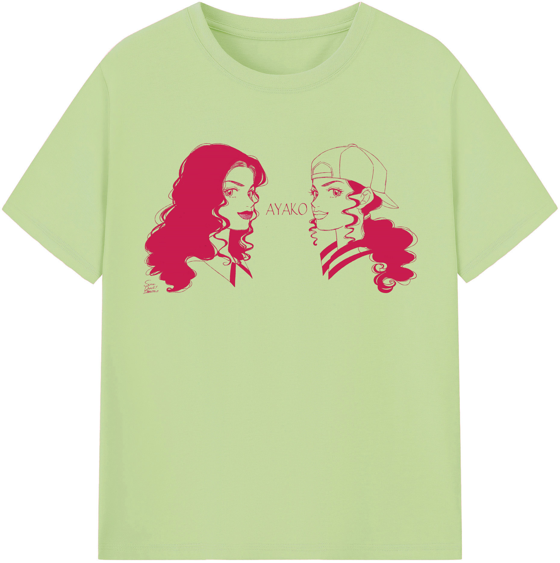 SLAM DUNK／スラムダンク 綿100％半袖Tシャツ（フロントプリント）
